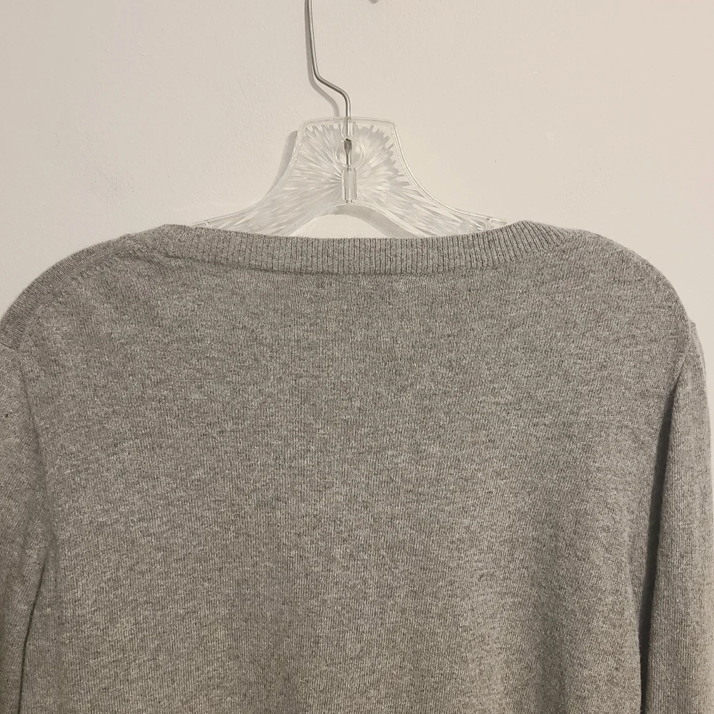 J. Crew Mercantile | Men's Gray Wool Blend Round Neck Sweater (Size Large)